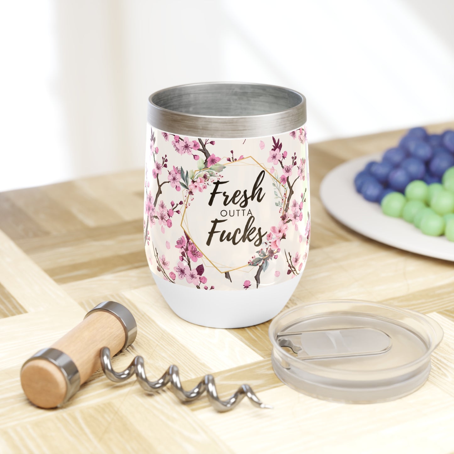 Fresh Outta F*cks: Wine Tumbler