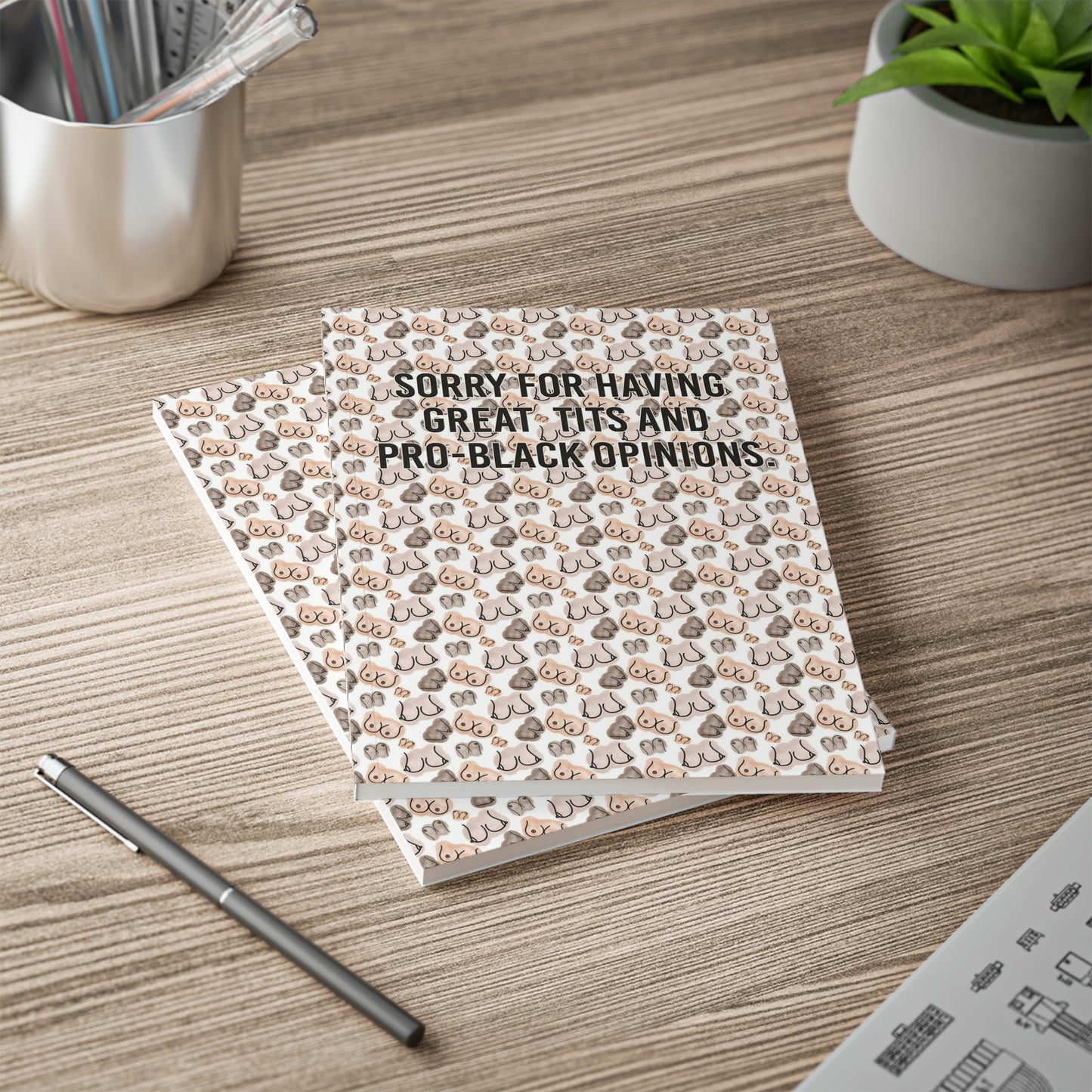 Sorry For Having Great Tits: Softcover Notebook, A5