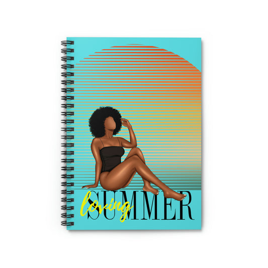 Loving Summer: Spiral Notebook - Ruled Line