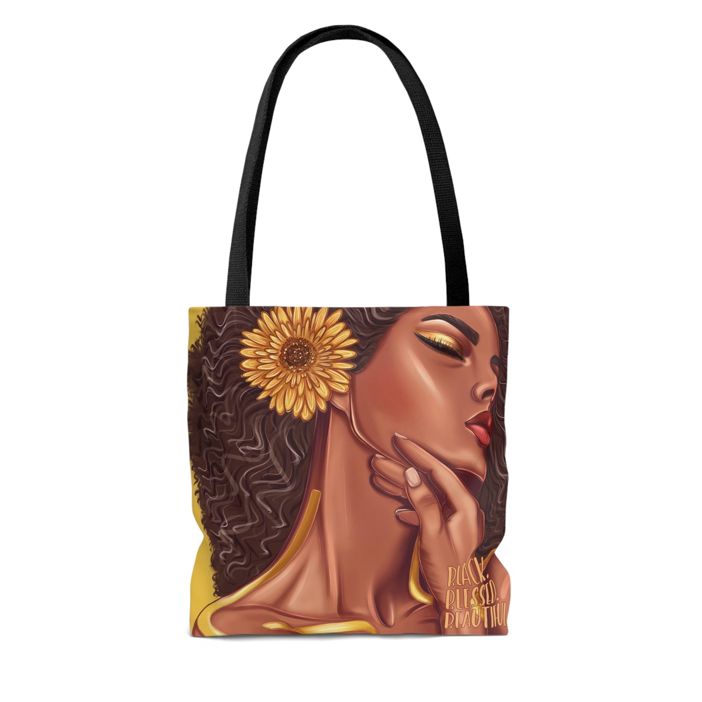 Black. Blessed Beautiful: Tote Bag