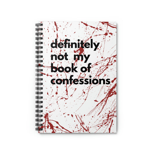 Book of Confessions: Spiral Notebook - Ruled Line