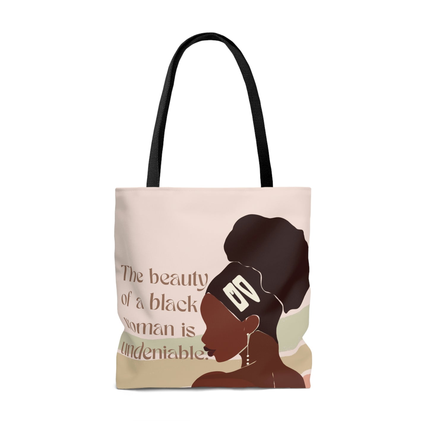 The Beauty of A Black Woman: Tote Bag