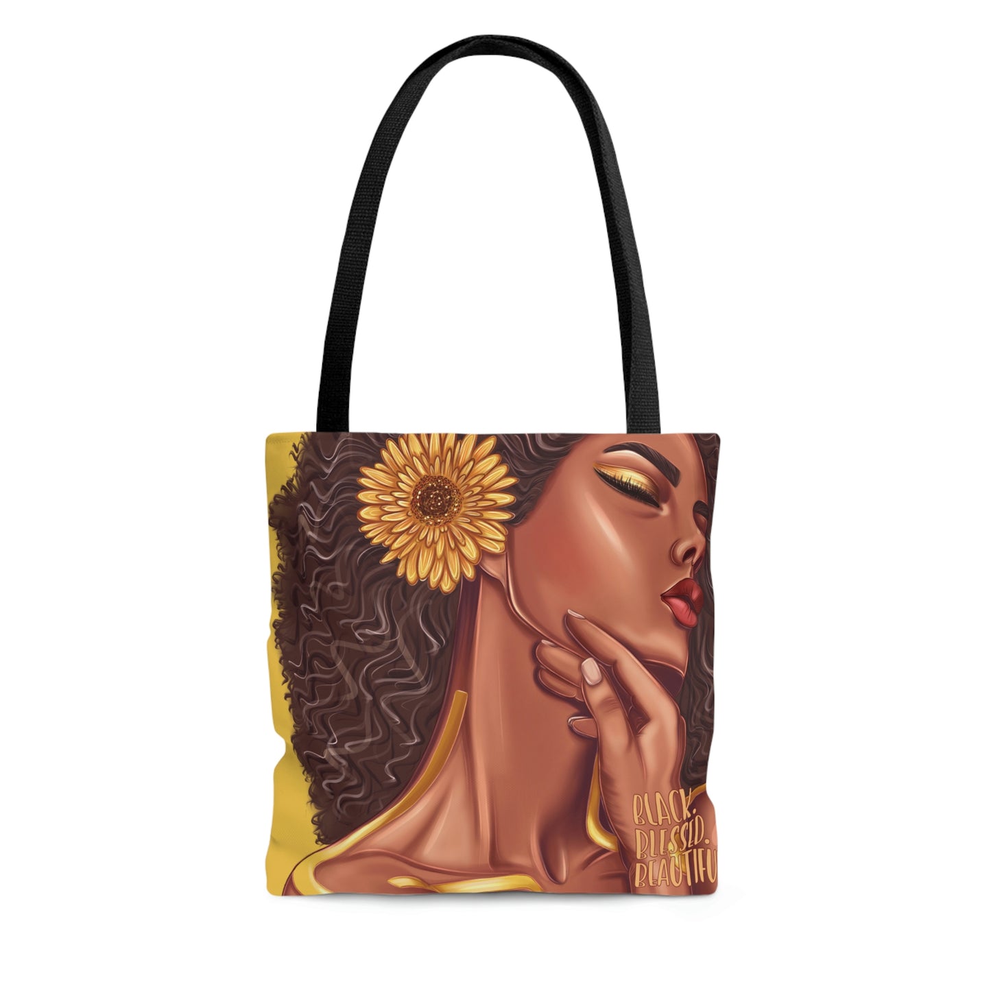 Black. Blessed Beautiful: Tote Bag