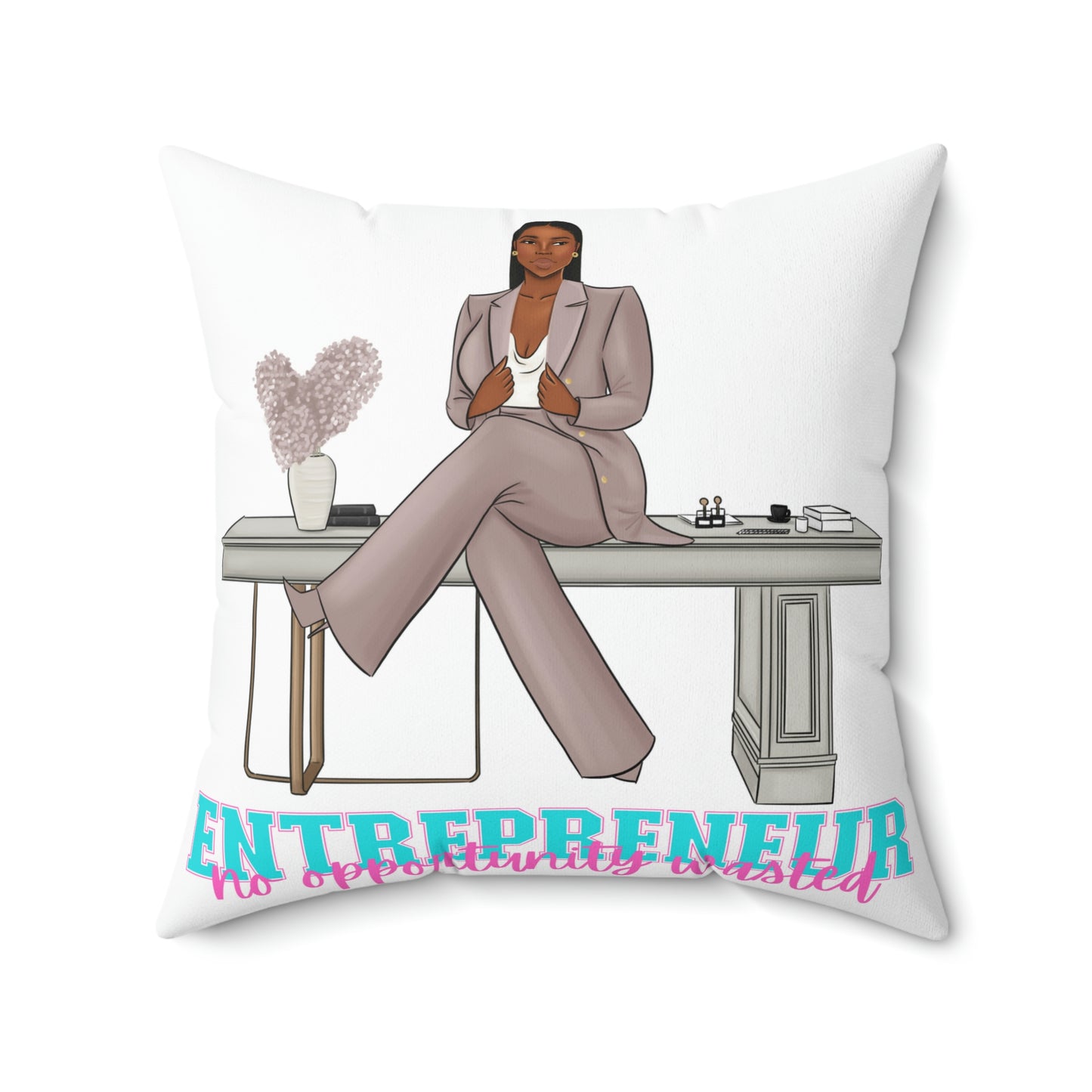 Entrepreneur : Polyester Square Pillow