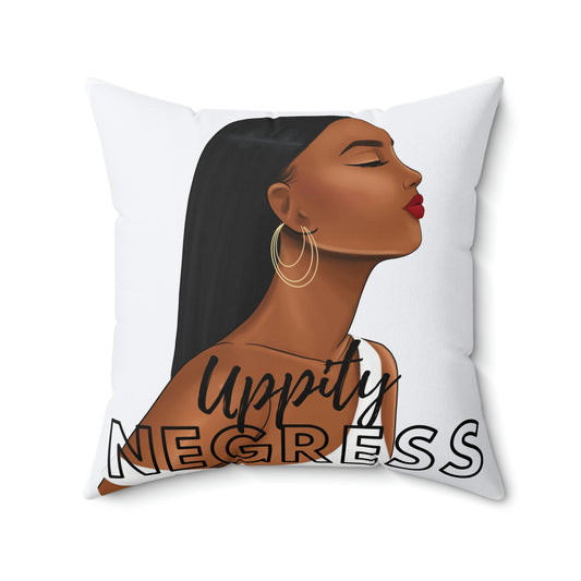 Uppity Negress: Square Pillow