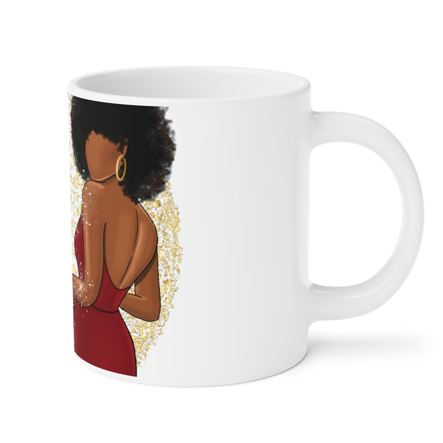 Now We Sip Champagne: Red Dress: Ceramic Mugs (11oz\15oz\20oz)