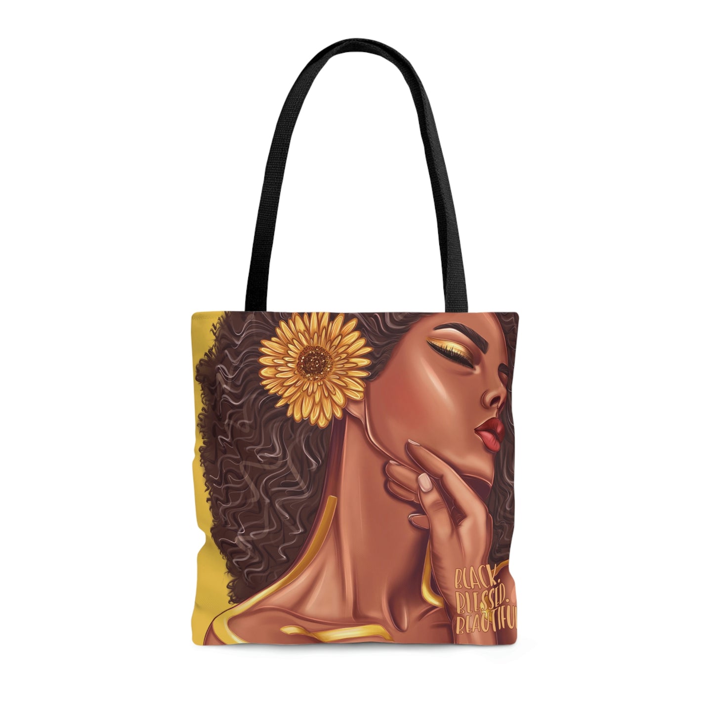 Black. Blessed Beautiful: Tote Bag