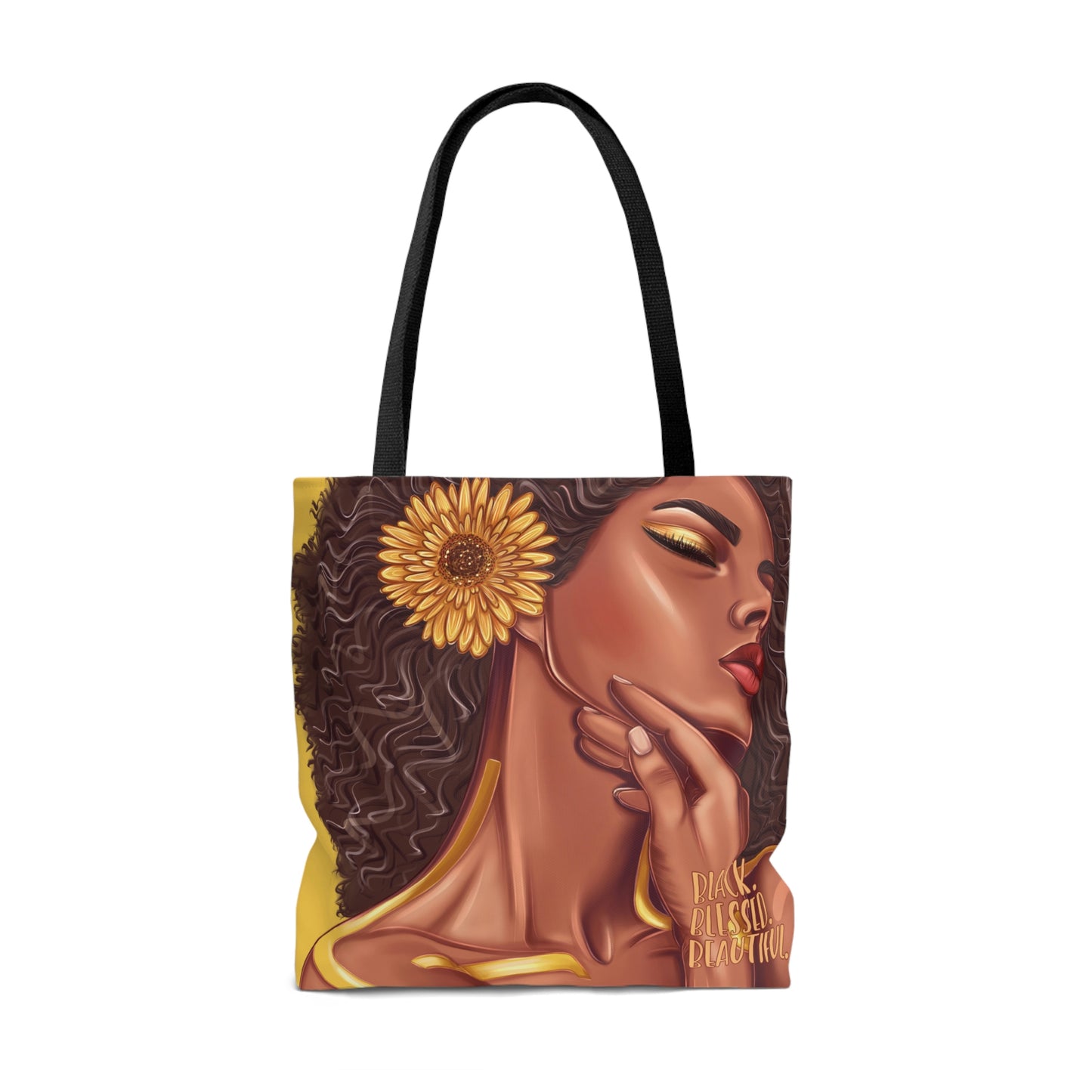 Black. Blessed Beautiful: Tote Bag