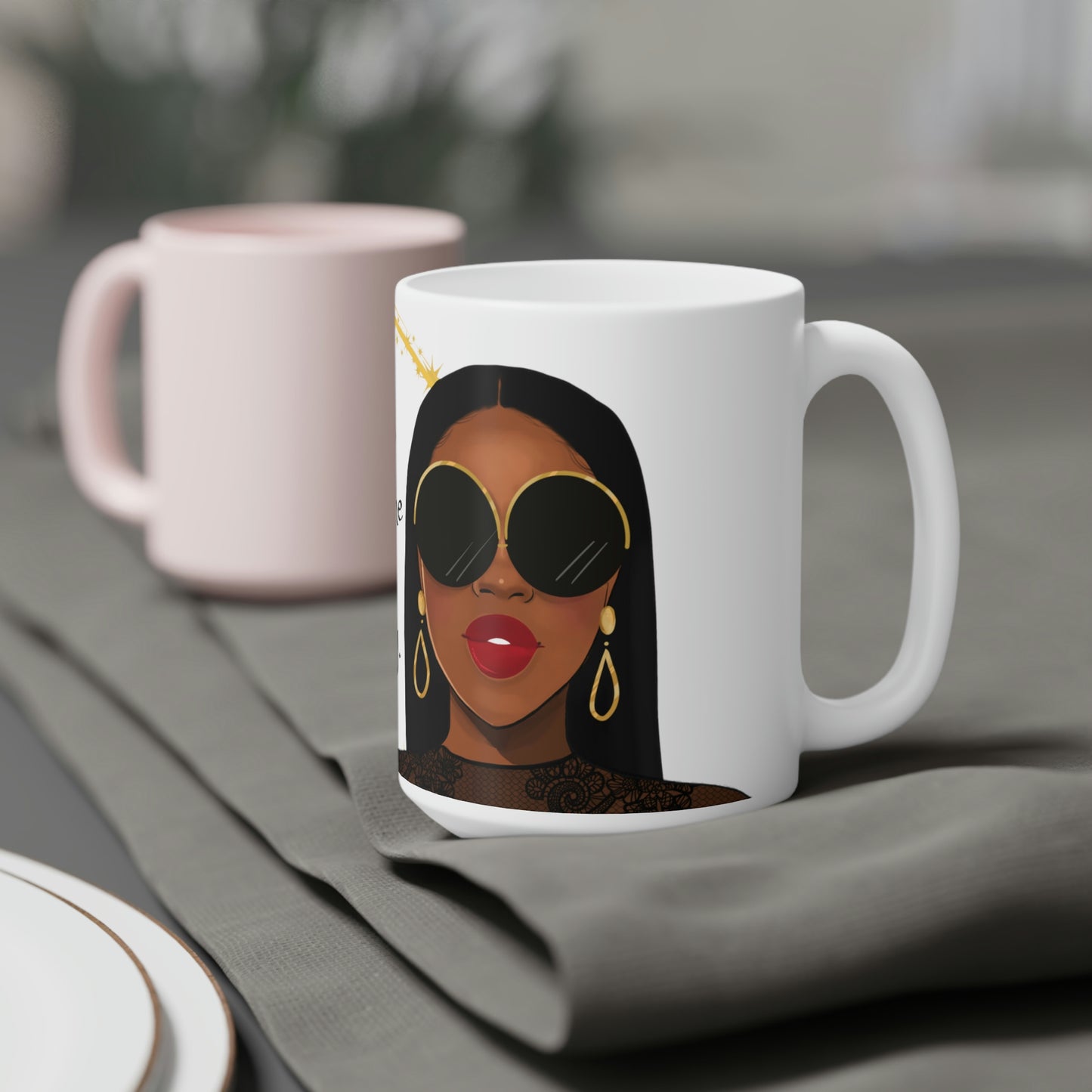 Now We Sip Champagne: Sunglasses: Ceramic Mugs (11oz\15oz\20oz)