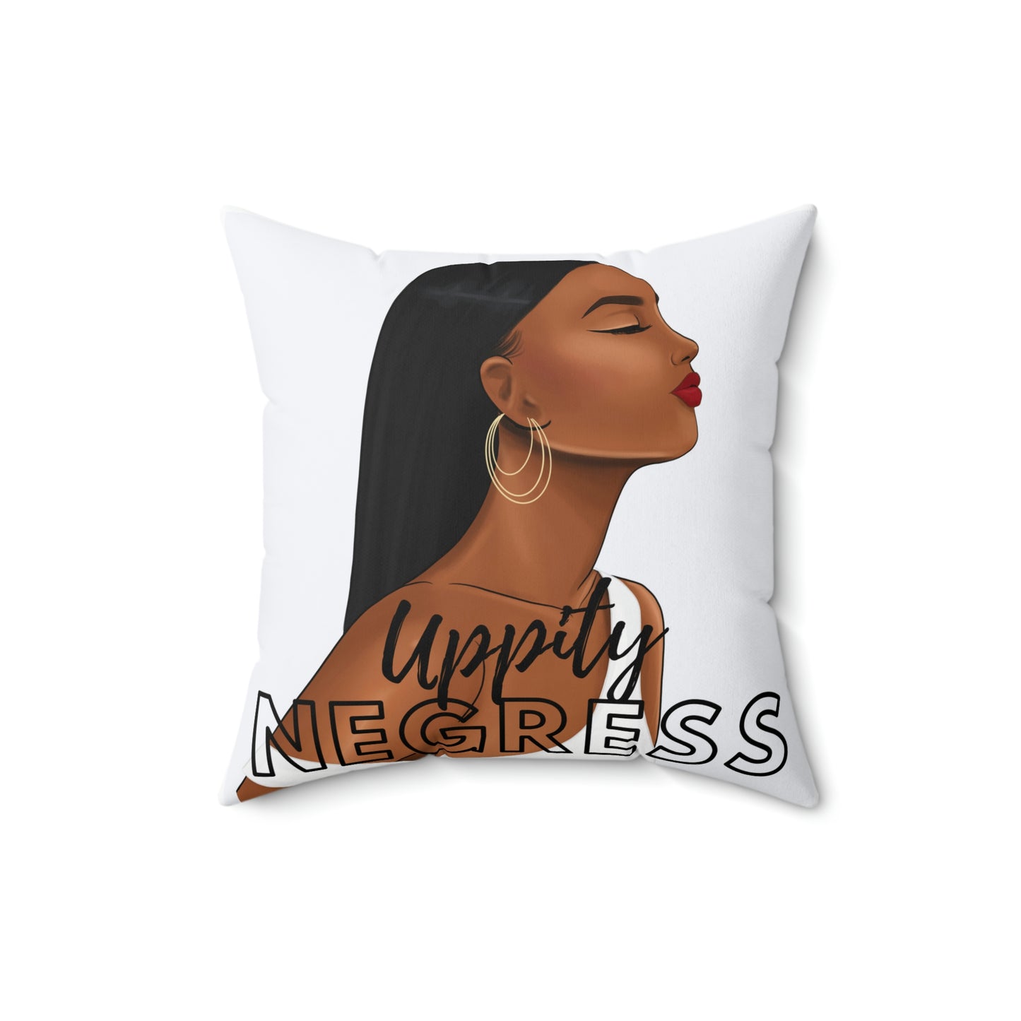 Uppity Negress: Square Pillow