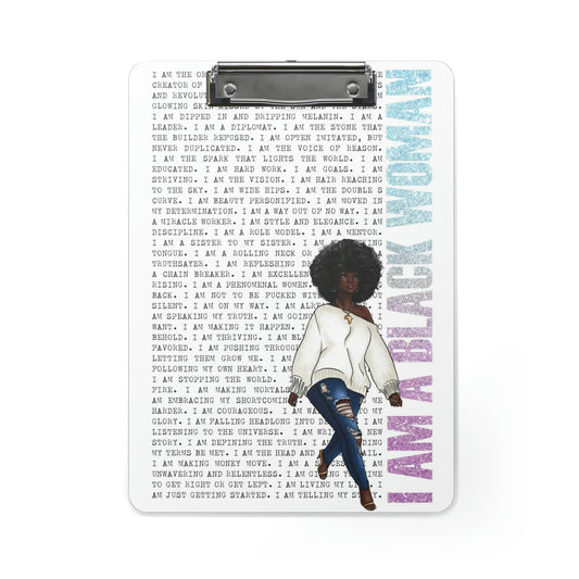 "I Am A Black Woman" Clipboard