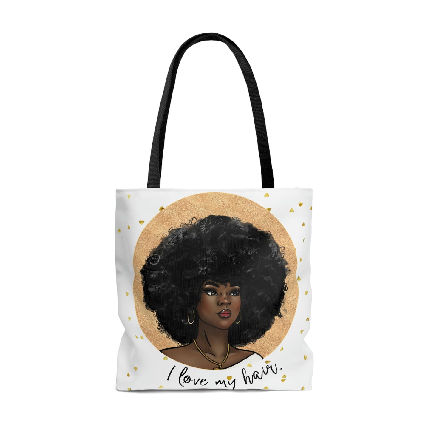 I Love My Hair: Tote Bag