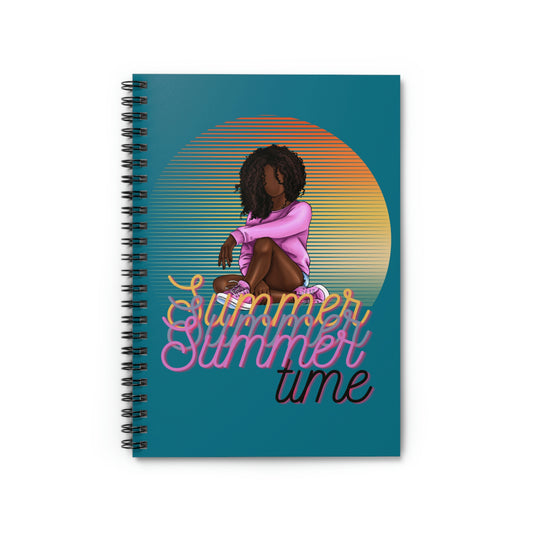 Summer Time: Spiral Notebook - Ruled Line